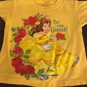 Beauty and the beast toddler tee shirt